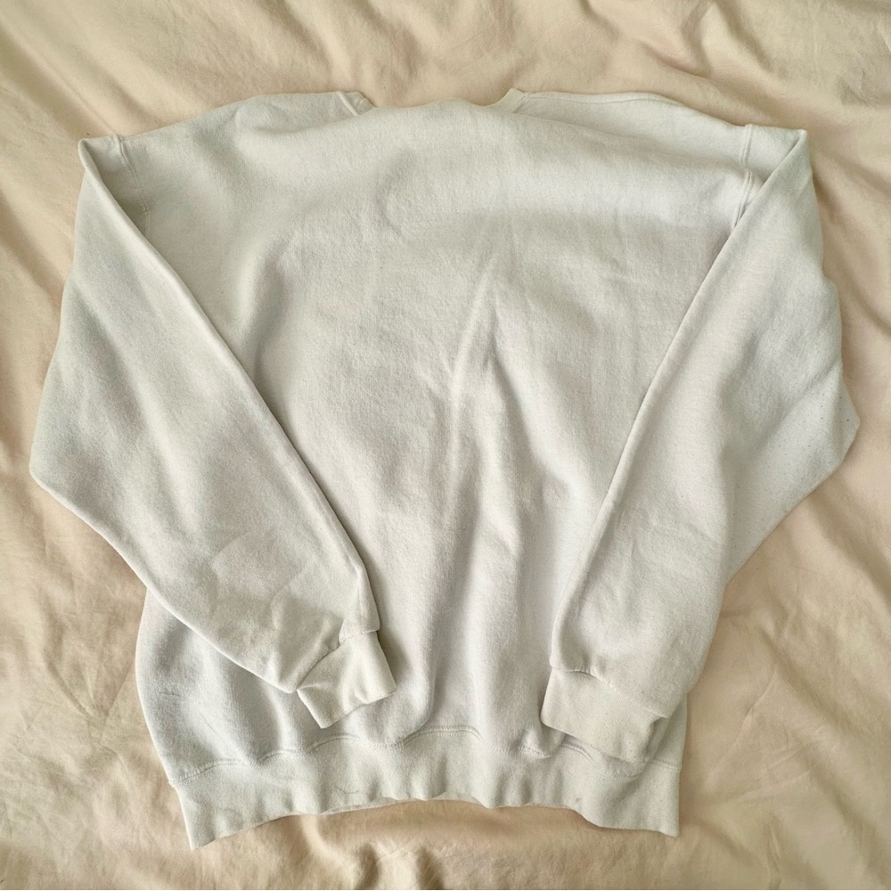 Stephanie Soo Merch | White Crewneck | Size Large - Picture 2 of 3